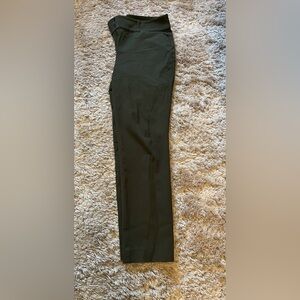 Olive green curvy skinny ankle pants